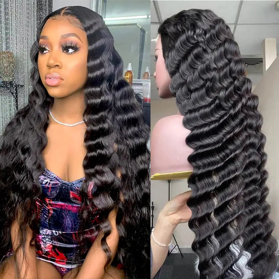 13x4 Lace Front Wig - Deep Wave