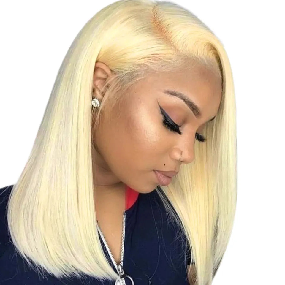 13x4 Lace Front Bob Wig - Blonde
